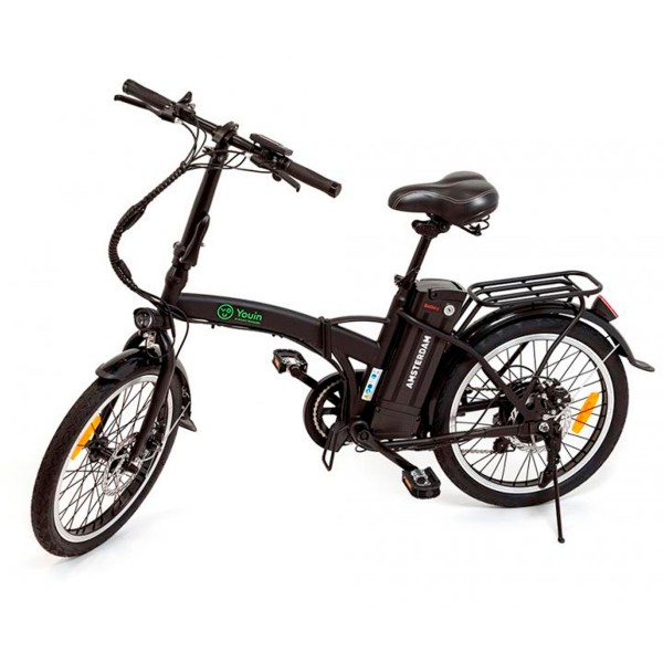 Youin amsterdam bk1000 negro bicicleta eléctrica 250w ruedas 16'' con 40km autonomía 25km/h velocidad Youin amsterdam bk1000 negro bicicleta eléctrica 250w ruedas 16'' con 40km autonomía 25km/h velocidad