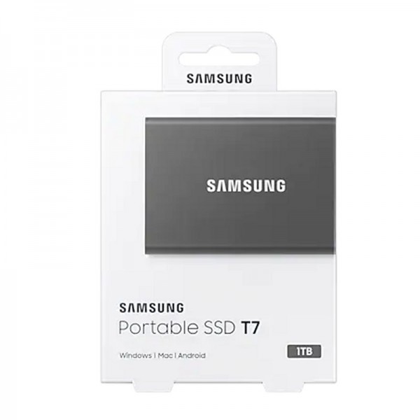 Samsung t7 ssd externo 1tb nvme usb 3.2  gris