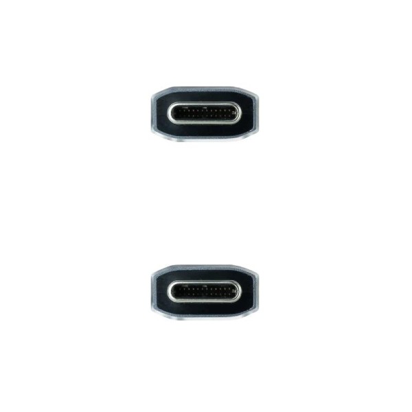 Nanocable cable usb 3.1gen2 5a usb-c/m-usb-c/m 2 m