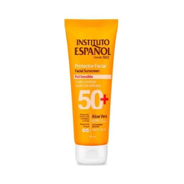 Instituto español protector facial piel sensible 50+ 75ml